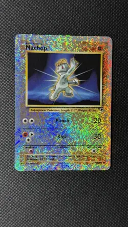 Machop 79/110 2002 Pokemon Legendary Collection Reverse Holo Mint/NM - Image 1