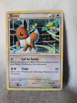 Pokemon TCG Eevee HSSS Undaunted 48/90 Regular Common NM - Image 1