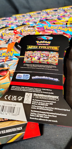 19x Mega Evolution Sleeved Booster Pack Sealed Pokemon Lot of 19 - Image 2