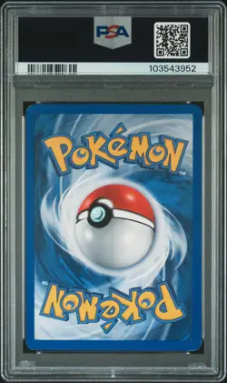 2001 POKEMON PROMO BLACK STAR POKEMON LEAGUE #35 PICHU-REVERSE FOIL PSA 7 - Image 2