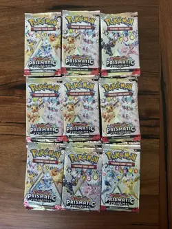 Pokemon Prismatic Evolution Booster Packs - 100 Packs! New Factory Sealed - Image 1