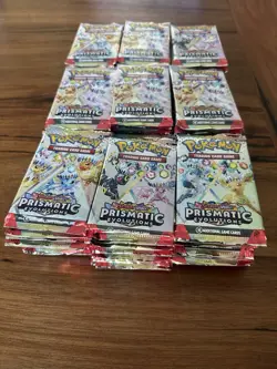 Pokemon Prismatic Evolution Booster Packs - 100 Packs! New Factory Sealed - Image 2