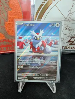 Pokemon Delibird 152/132 Mega Evolution Illustration Rare Card NM - Image 1