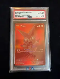 Victini 171/086 Sv: Black Bolt Holo PSA 10 Pokemon - Image 1