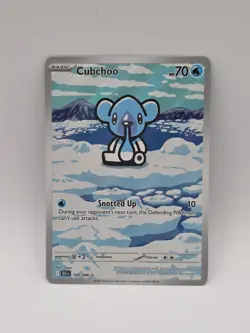 Pokemon TCG - Cubchoo - 109/086 - Illustration Rare - SV: Black Bolt - Image 1