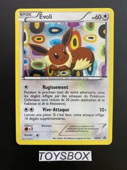 Carte Pokemon Evoli Holo BW94 / Bloc NB PROMO / Bon Etat FR - Image 2