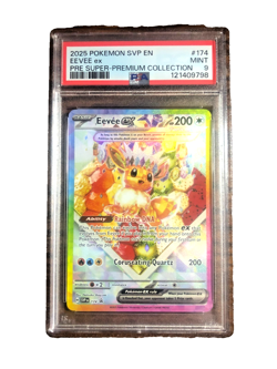 Eevee EX Black Star Promo #174 - PSA MINT 9 - PRE Premium Coll. - Pokemon TCG - Image 1