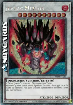 JURRAC METEOR • Segreta Platino • RA04 IT139 • 1Ed • Yugioh! • ANDYCARDS - Image 1