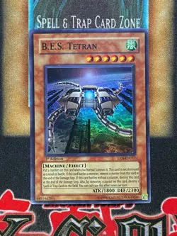Yugioh B.E.S. Tetran EEN-EN017 Super Rare 1st Ed NM - Image 1