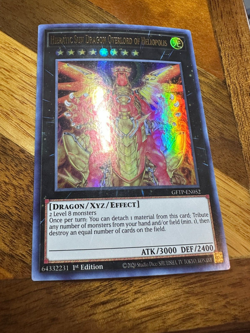 Hieratic Sun Dragon Overlord of Heliopolis GFTP-EN052 1st Ed Ultra PL +BONUS - Image 1