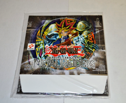 Yugioh 1st Edition 1996 Metal Raiders Booster Pack Box - EMPTY BOX - Yu-Gi-Oh - Image 1