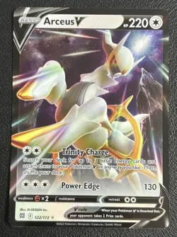 Arceus V 122/172 Brilliant Stars Ultra Rare Pokemon TCG Card NM - Image 1