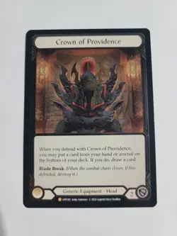 Flesh and Blood FAB Crown of Providence NM 1st EditionCold Foil Uprising - Image 1