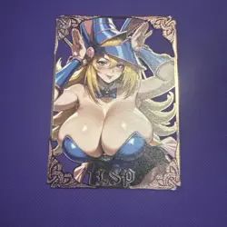 Dark Magician Girl! YuGiOh Goddess Story Gold Metal Card Waifu! /100 - Image 1
