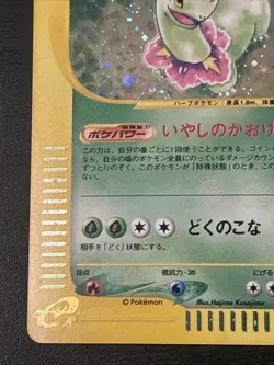 [NM] Meganium 102/128 Holo E Series Expedition Japanese Pokemon Card 3197 - Image 5
