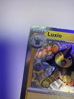 Pokemon TCG Luxio Scarlet & Violet Paldean Fates Holo Shiny Rare Card 136/091 - Image 4