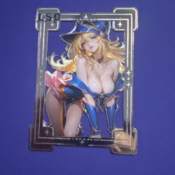 Dark Magician Girl YuGiOh Goddess Story Gold Metal Card Waifu! /100 - Image 1
