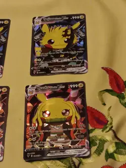 6Pikachu Pokemon Card Holo GX VSTAR VMAX GX EX Cosplay Art - Image 3