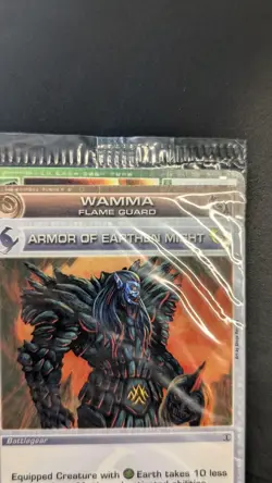 Chaotic Fire And Stone 3 Card Promo Featuring Armor Of Earthen Might 63/100 - Image 2