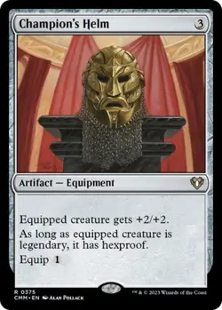 ~ Champion's Helm ~ NM ~ Commander Masters ~ MTG ~ - Image 1