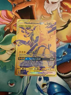 Pokemon Card - Pikachu & Zekrom GX Tag Team SM248 Sun & Moon Promo - Image 1
