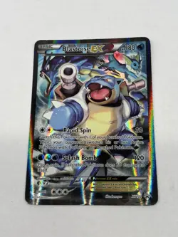 Blastoise EX Full Art Promo #XY122 Excellent Condition Card Red and Blue Coll. - Image 1