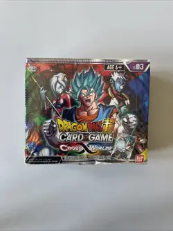 Dragon Ball Super Card Game Booster Box - Cross Worlds - DBS-B03 852906007634 - Image 1