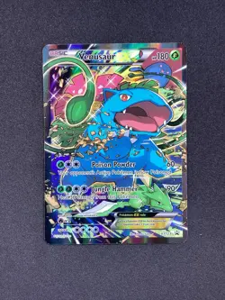 Venusaur EX XY123 Pokemon XY Promo Ultra Rare Card XY TCG Black Star Promo - Image 1
