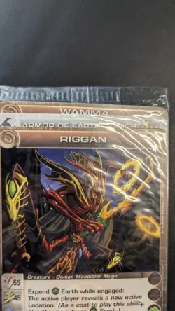 Chaotic Fire And Stone 3 Card Promo Featuring Riggan 20/100 Sealed - Image 2