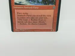 Magic The Gathering: Homelands: Ambush Party (C) - Misprint, Miscut Error - Image 5