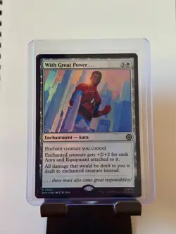 MTG, With Great Power . . . FOIL 24 NM Marvel's Spider-Man Foil - Image 1