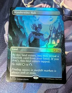 MTG *FOIL* Secret Lair WANDERWINE HUB NM - Image 1