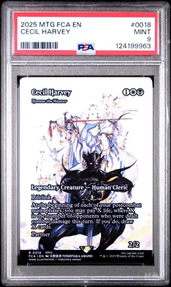 2025 MAGIC: THE GATHERING FINAL FANTASY: THROUGH THE AGES CECIL HARVEY PSA 9 - Image 1
