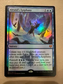 MTG - Alrund's Epiphany FOIL - Kaldheim - NM - Image 1