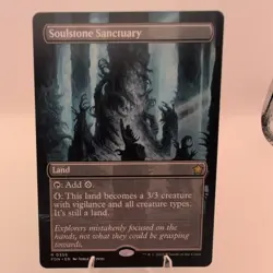MTG Soulstone Sanctuary (Borderless) Normal Foundations Magic 356 - Image 1