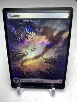 Swamp (Full Art) 0274 TDM Foil Land Tarkir: Dragonstorm Mint / NM - Image 1