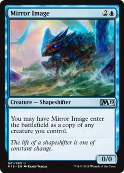 1x Mirror Image NM, English, Core Set 2019, Magic - Image 1