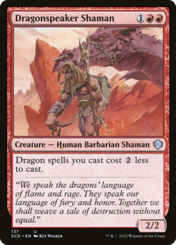 Dragonspeaker Shaman [Starter Commander Decks] Magic MTG - Image 1