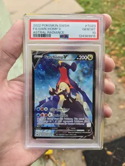 PSA 10 Garchomp V TG23/TG30 Astral Radiance Trainer Gallery Pokemon GEM MINT - Image 1