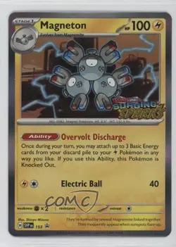 Magneton (SSP Prerelease) Pokemon Scarlet & Violet Black Star Promo #153 - Image 1