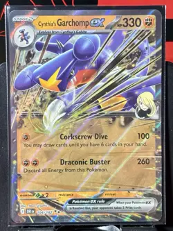 Cynthia's Garchomp ex - Pokemon TCG - DRI - 104/182 - DOUBLE RARE ~ NM - Image 2