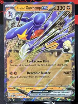 Cynthia's Garchomp ex - Pokemon TCG - DRI - 104/182 - DOUBLE RARE ~ NM - Image 3