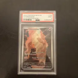2023 POKEMON CHARMANDER ILLUSTRATION RARE 168/165 EN MEW 151 PSA MINT 9 - Image 1