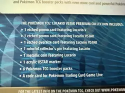 Pokemon TCG Lucario VSTAR Premium Collection (290-85124) 820650851247 - Image 3