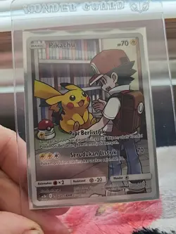 Pikachu Cosmic Eclipse Character Trainer Full Art Pokemon - Image 2