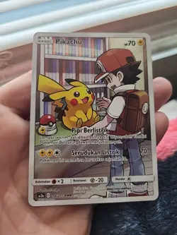 Pikachu Cosmic Eclipse Character Trainer Full Art Pokemon - Image 3