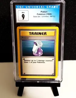 1999 Pokemon Potion Base Set-Unlimited 94/102 CGC Grade 9 Mint - Image 1