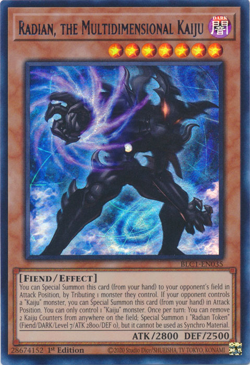 Radian, the Multidimensional Kaiju (BLC1-EN035) - Ultra Rare First ed. Yu-Gi-Oh! - Image 1