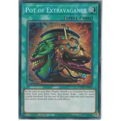 Pot of Extravagance Yu-Gi-Oh! MP20-EN030 1st Secret Rare - Image 1
