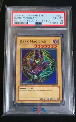 2004 YuGiOh! Dark Magician Starter Deck Yugi Evolution 1st Edition SYE-001 PSA 6 - Image 1